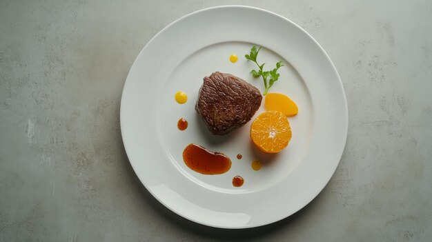 Šťavnaté jedlo na tanieri